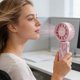 thumbnail image 5 of CaiYueKe USB Rechargeable Handheld Fan Portable Mini Fan High Speed Quiet Personal Desk Fan Battery Operated Cooling Fan for Travel Office Home Outdoor Summer, 5 of 7