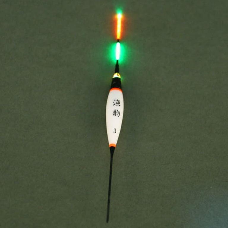 3Pcs Luminous LED Bobbers Fishing Floats and Bobbers Sea Rock