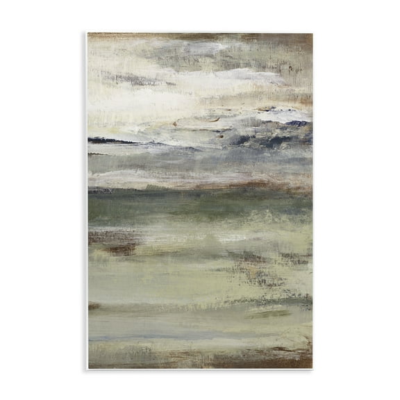 Stupell Industries Earthy Abstract Layers Abstract Painting Unframed Art Print Wall Art, 10 x 15