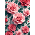 thumbnail image 3 of Floral Backdrop Decoration Weddings Parties Anniversary Roses Wall Hanging Photography Banner Event Background Home Decor Elegant Visual Appeal, 3 of 3