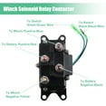 thumbnail image 4 of Combinación de relé de solenoide de winch de 12V 250A Unique Bargains, interruptor de pulgar de winch para ATV para Polaris 63070 62135, 4 of 7
