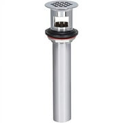 EZ-FLO 35072 Drain Assembly with Grid Strainer, 1-1/4 inch x 8 inch, Chrome