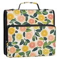 thumbnail image 5 of FORMRS Zipper Binder with Shoulder Strap 2-inch Ring 500 Sheet Capacity File Bag, Citrus Fruits, 5 of 5