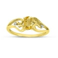 thumbnail image 1 of 14k Yellow Gold Oval Citrine And Diamond Ring, 1 of 6