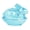 Aqua, variant on Whimsical & Functional: burton+BURTON Iridescent Glass Easter Bunny Candy Dish Set (3 Colors Set)