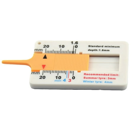 AkoaDa Auto Tyre Tread Depth Gauge Caliper Car Motorcycle Caravan Trailer Wheel Measure Repair Tool Wholesale