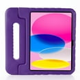 thumbnail image 4 of Jiahe Cover Case for iPad 10th Generation 10.9 inch 2022, Shockproof EVA Kids Friendly Handle Kickstand Child Proof Kids Safe Case for iPad 10th Gen 10.9 inch 2022, Purple, 4 of 8