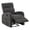 Charcoal Gray, variant on Coaster Hamilton Transitional Chenille Manual Glider Recliner in Sand