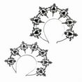 thumbnail image 3 of Alloy Halos Crown Headband Handmade Tiaras Headband for Woman Wedding and Parties Bridal Hair Accessories, 3 of 10