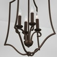 thumbnail image 7 of Capital Lighting 539541 Cameron 4 Light 18" Wide Taper Candle Pendant - Nickel, 7 of 7