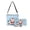 Blue-Santa Claus, variant on DISNIMO Christmas Corgi Dog Print Bucket Tote Bag with Wallet for Women Pu Leather Shoulder Purse, Lightweight & Large Capacity, with Zippered Closure, with Inner Pockets, 2 Pcs Set for Christmas