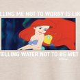 thumbnail image 3 of Disney The Little Mermaid - Ariel & Flounder - Telling Me Not to Worry - Juniors Ideal Flowy Muscle T-Shirt, 3 of 5