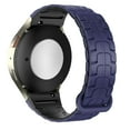 thumbnail image 2 of Compatible with Samsung Galaxy Watch 5 pro 45mm Strap,20mm Silicone Magnetic Sports Adjustable Loop Replacement Watch Band for Samsung Galaxy Watch 5 pro 45mm,Navyblue/Darkblue, 2 of 7