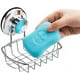 thumbnail image 2 of Soporte para jabón de baño con ventosa de vacío súper fuerte y gancho, jabonera, bandeja para jabón en barra y soporte para esponja para ducha, baño, bañera y fregadero de cocina., 2 of 8