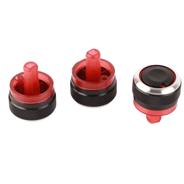 Perilla de control de clima, 3 piezas, interruptores interiores del aire acondicionado del automóvil, perilla de CA del automóvil, fiel a su promesa