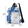 thumbnail image 3 of FORMRS Women's Travel Backpack Purse Anti-Theft Hidden Pockets Casual Shoulder Bag, White Polar Bear, 3 of 7