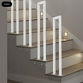 thumbnail image 2 of Modern Metal U-Shaped Stair Handrail for Indoor Outdoor Stairs Platform 7.87*37.4in, 2 of 17