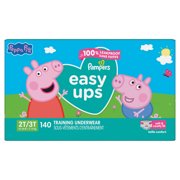 Pampers Easy Ups Peppa Potty Training Pants Girls Size 2T-3T, 140 Count (Select for More Options)