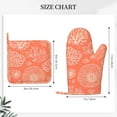 thumbnail image 4 of Kll He Marine Theme With Beautiful Corals Oven Gloves And Pot Holders Grill Gloves - Oven Gloves And Pot Holders, Non-Slip Cooking Gloves With Recycled Pads, 4 of 9