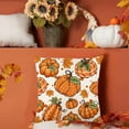 thumbnail image 6 of Gallickan Fall Pillow Case, Halloween Pumpkin Pillow Cover, Fall Pillowcase Harvest Festival Thanksgiving Holiday Decoration, Soft Sofa Couch Decoration for Home, D, 6 of 6