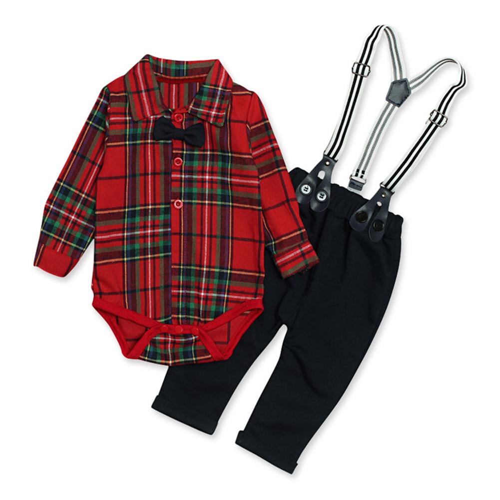 plaid baby clothes
