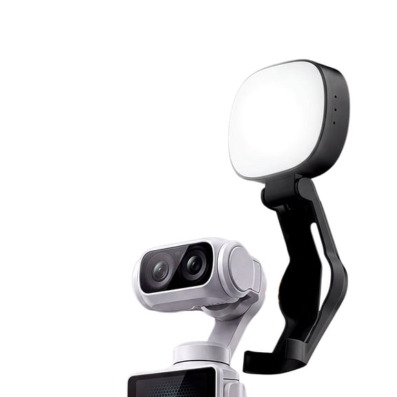 Fill Light for Insta360 Luna Ultra Camera, Plug and Play LED Video Light, 180° Adjustable Fold Flat Design, Type-C Rechargeable, Enhances Skin Tone Brightness