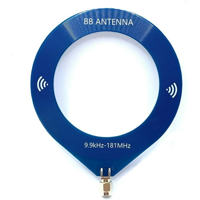 HUGFEGWE Small BB Antenna 9.9khz-181 Broad Frequency Donut MW SW Antenna SMA Interface Directional Reception Loop Antenna for Malachite SDR TEF6686 Receiver CA919-130083