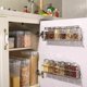 thumbnail image 5 of DECKON Juego de 4 estantes de especias de metal montados en la pared, estante de especias de cocina autoadhesivo sin taladrar, soporte de especias ideal para armario, pared, nevera, almacenamiento de especias, 29x6x6,5 cm, plateado Kuyhfg Bienvenido a Kuyhfg, 5 of 5