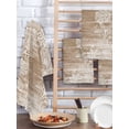 thumbnail image 2 of Brown Coastal Kitchen Dish Towels for Drying Dishes Set of 3, Summer Ocean Sea Ombre Starfish Corals Waffle Weave Microfiber Hand Tea Bathroom Towels Quick Dry & Absorbent Towel 15.7x23.6, 2 of 7