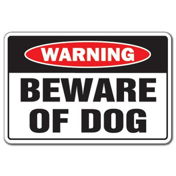 Cuidado Con La Señal De Advertencia Para Perros, Estacionamiento Para Mascotas, Señales De Pitbull, Perro Guardián De Seguridad | Interior/Exterior | Letrero De Plástico De 17" De Alto.