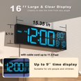 thumbnail image 2 of Reloj Digital de Pared JALL de 16" con Temporizador LED Grande, 2 of 8