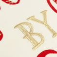 thumbnail image 4 of Rizzy Home Holiday Ivory/Red Sentiment - "Jolly By Golly" Cotton 20"x20" Poly Filled Decorative Throw Pillow, 4 of 5