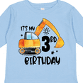 thumbnail image 4 of Inktastic Construction Truck It's My 3rd Birthday Boys or Girls Long Sleeve Toddler T-Shirt, 4 of 5