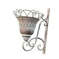 thumbnail image 4 of Maceta de pared para jardín, cesta de flores, maceta creativa, regalo de inauguración de la casa, de hierro para porche y balcón., 4 of 8