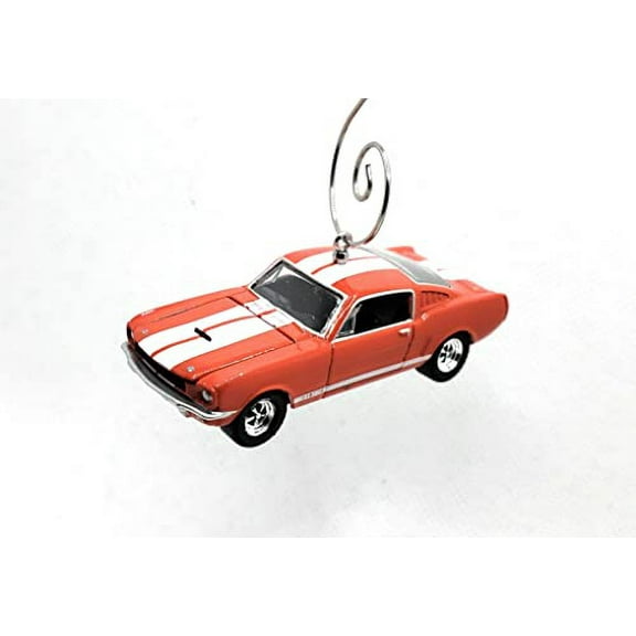 Christmas Ornament for 1965 Shelby GT350 Red White Stripe