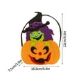 thumbnail image 2 of Bolsa de dulces de Halloween, bolsa de Cushaw de araña 3D, cubo de tela portátil, bolsa de dulces para niños, 2 of 4