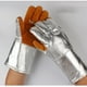 thumbnail image 1 of Guantes resistentes a altas temperaturas 300 grados 500 grados a prueba de fuego, anti-escaldado, termoaislante, papel de aluminio para horno microondas de cinco dedos kaili Sencillez, 1 of 2
