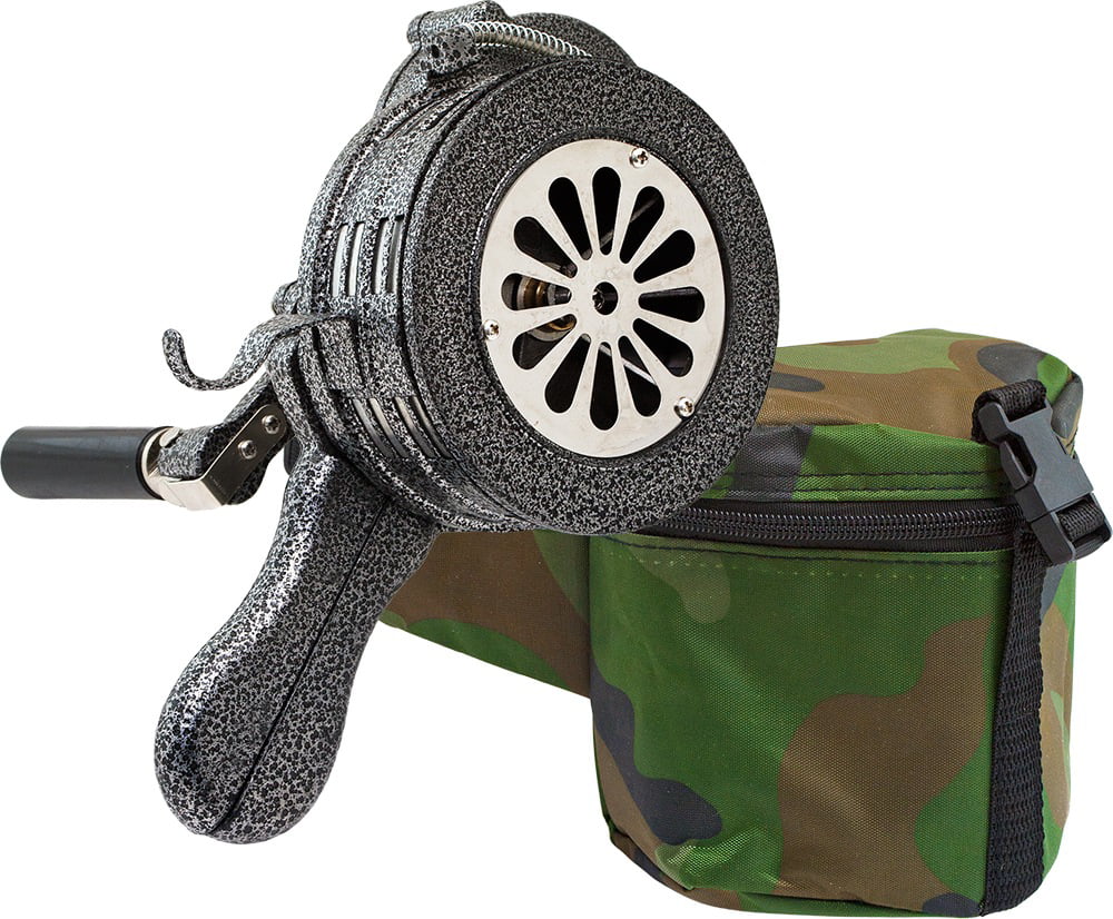 Handheld Loud Hand Crank Operated Air Raid Alarm Portable Siren Metal Shell 