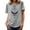 Gray, variant on Aayomet Oversized T Shirts For Women Women Daisy T Shirts Cute Graphic Inspirational Shirt Short Sleeve Plus Size Sunflower Tee Tops,Black S