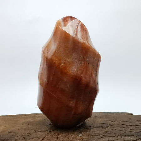Carnelian Flame Natural Healing Crystal Reiki home decoration 0.789kg