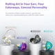 thumbnail image 2 of Kearding AK6 PLUS Auriculares Auriculares con cable Cable desmontable dinámico Manos libres Fitness Música Sonido Auriculares con tapones para los Type11 NO11, 2 of 6