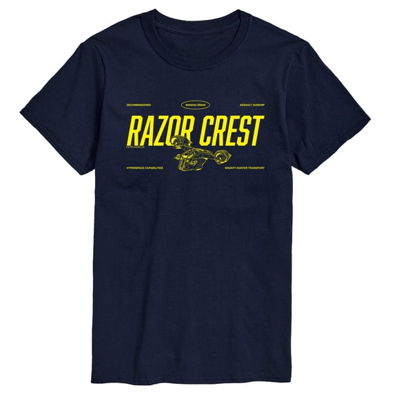 The Mandalorian And Grogu - Razor Crest Jersey - Men's Short Sleeve Graphic T-Shirt
