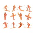 thumbnail image 1 of Vogacara Skiing Figures Resin Doll Model for Miniatures Desk Decoration DIY Garden Type3 NO3, 1 of 1