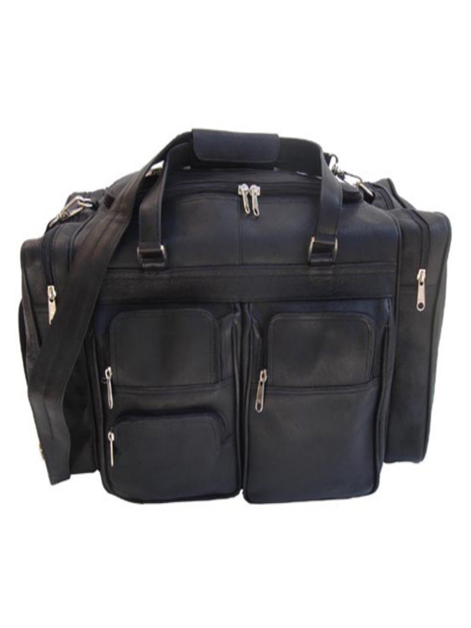 Piel Leather 20 inch Duffel Bag with Pockets