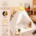 thumbnail image 3 of Tent for Kids with LED Lights, Childrens Tent Foldable Play Tent Toys, Moon Decoration for Indoor & Outdoor Playing, 3 of 7