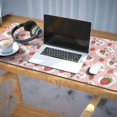 thumbnail image 3 of Long Mouse Pads for Desk,Pink Cow Strawberry Pattern Desk Mats on Top Of Desks, Desk Mouse Pad Extra Large with 3mm Non-Slip Base and Stitched Edge for Gaming,Office,Work,Home 35.4"x15.7", 3 of 6