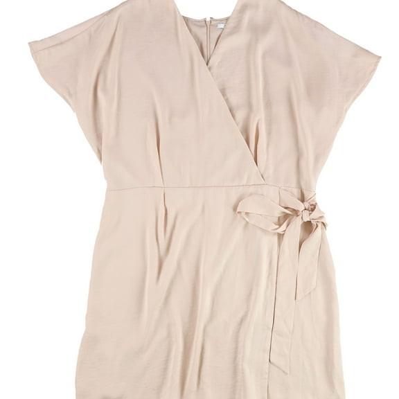 Bar Iii Womens Faux Wrap Shift Dress
