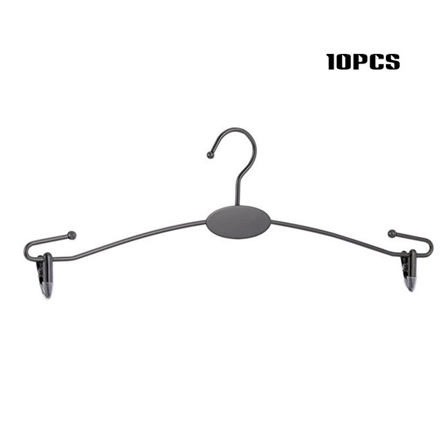 Metal Coat Hangers Sturdy Anti Slip for Closets Clothes Racks for Shirts Skirts(Gold 10pcs)