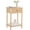 Natural, variant on Night Stand, Wood End Table with Drawer for Living Room, Small Bedside Side Table with Spindle Wood Legs for Bedroom, Office, Rustic Walnut