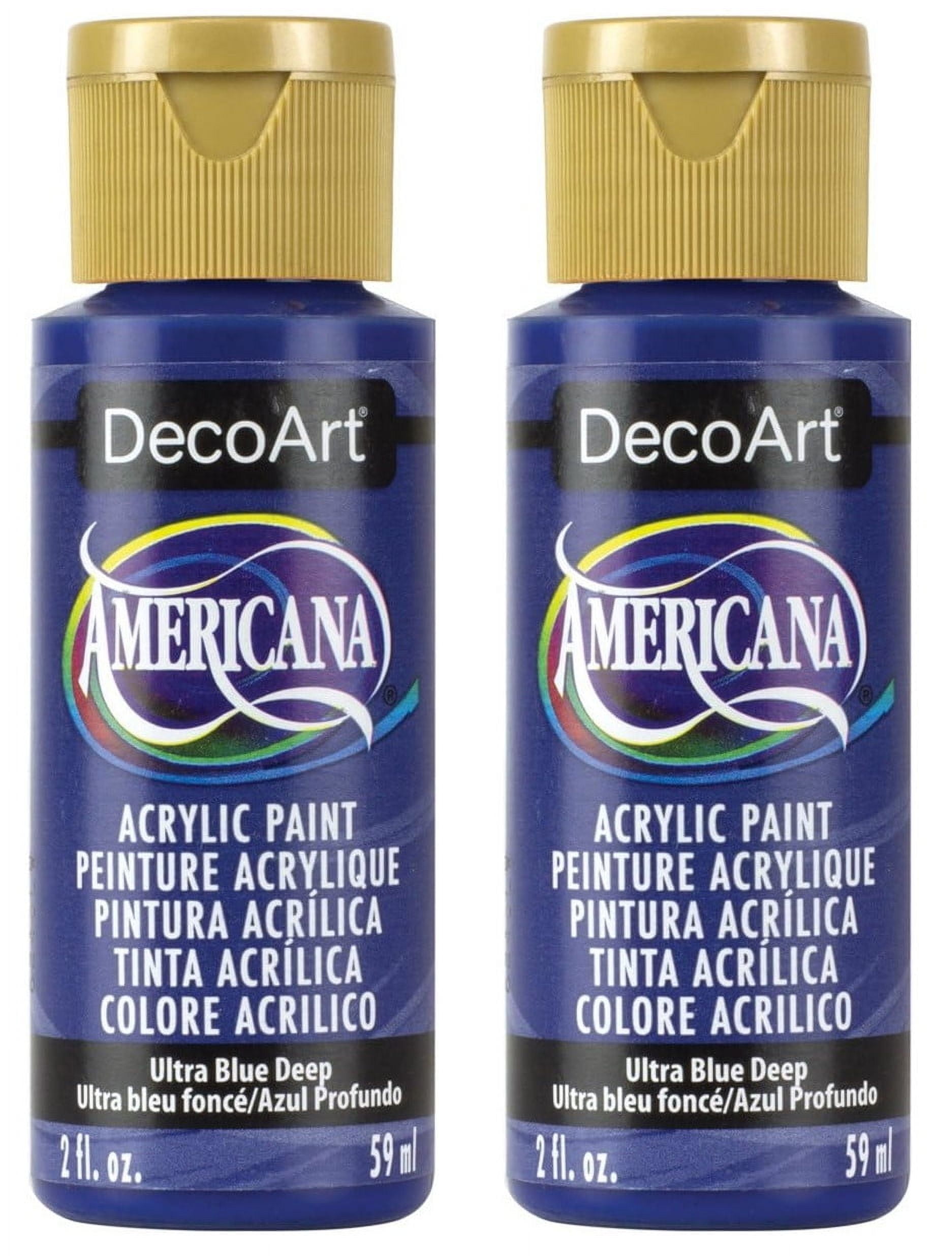 DecoArt Americana Acrylic Paint 2oz-Saffron Yellow - Semi-Opaque - DA-273